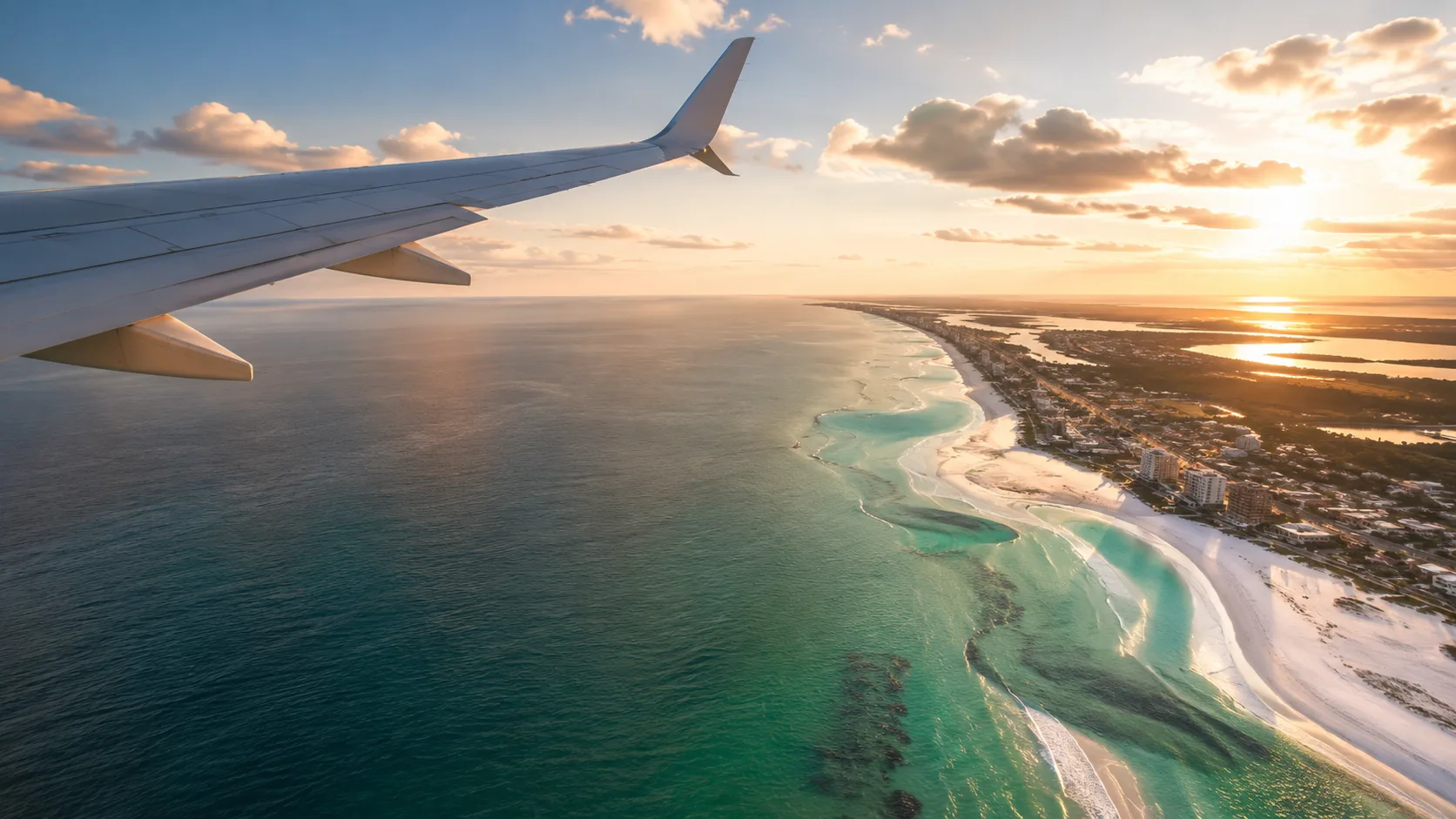 Flight and rental-car planning for a Destin Florida vacation